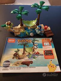 Pokemon Mega Construx Piplup vs Turtwig