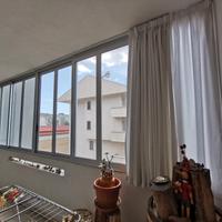 Vetrata in alluminio più separè