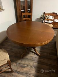 Tavolo rotondo allungabile