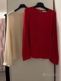 N.2 bluse maniche lunghe Mango 