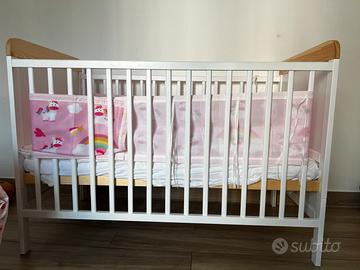 Letto culla bimbi regolabile (nuova)