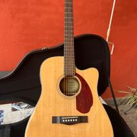 Chitarra acustica Fender con custodia rigida