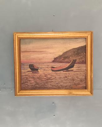 Alberto Del piano dipinto olio su tela 