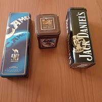 Contenitori in latta da collezione