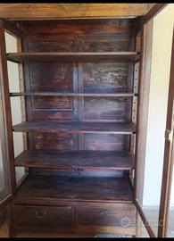 ANTICA VETRINA LIBRERIA XIX SECOLO. 