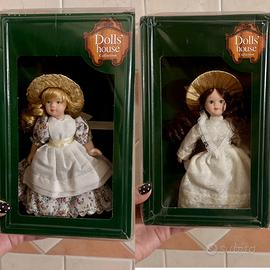 2 bambole porcellana Dolls’ House Collection