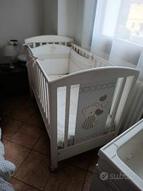 Culla e fasciatoio Foppapedretti linea dolce cuore