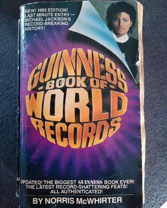 Libro il guinness dei primati 1985 in lingua ingle