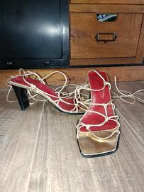 sandali alla schiava oro