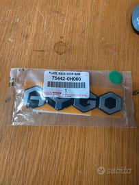 EMBLEMA / SCRITTA POSTERIORE "AYGO" TOYOTA