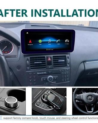 Navigatore mercedes classe A B GLA ANDROID 10,25"