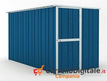 deposito attrezzi giardino 175x307cm 5,4mq blu