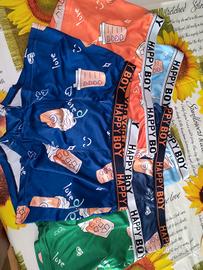 Boxer ragazzo colori misti 