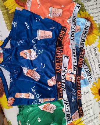 Boxer ragazzo colori misti 