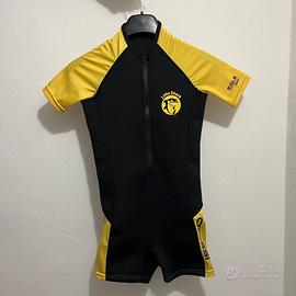 muta giallo-nera Cressi bambino 5-6 anni usata