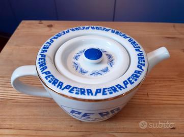 Teiera bar pubblicitaria da collezione caffè Pera