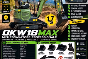 Miniescavatore 18q 