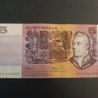 Banconota Australia 5 Dollari