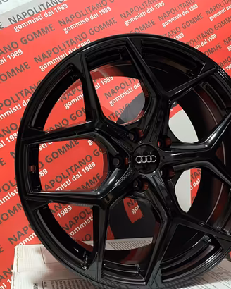 Cerchi Audi A5 A6 A7 A8 Q5 21 pollici rs3 nero luc