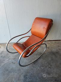 Poltrona dondolo Originale anni 70