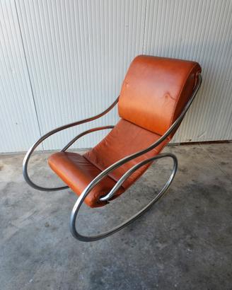 Poltrona dondolo Originale anni 70