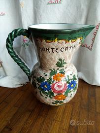 Brocca ceramica Deruta vintage 