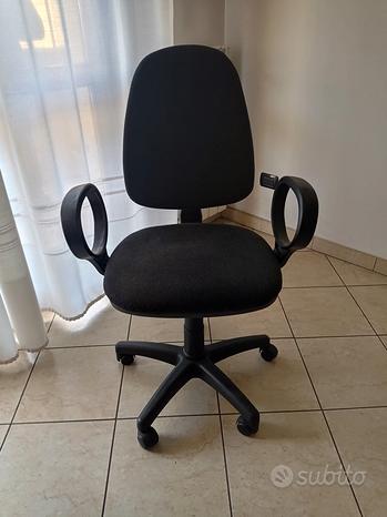 sedia da ufficio in stoffa