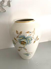 Grande vaso oro zecchino porcellana della bavaria