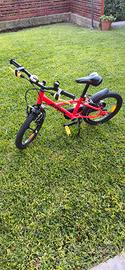 bicicletta btwin 16 pollici