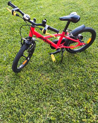 bicicletta btwin 16 pollici