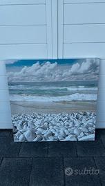 Quadro moderno mare e spiaggia 60x60