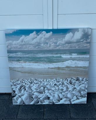 Quadro moderno mare e spiaggia 60x60