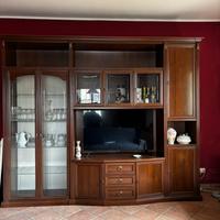 Parete attrezzata da salotto