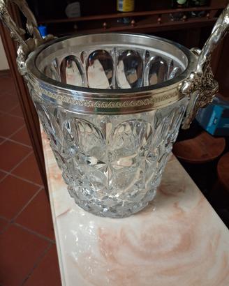 Cestello in pesante cristallo per ghiaccio