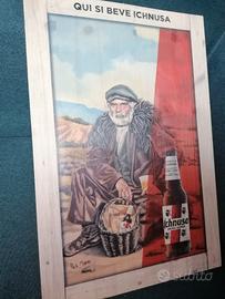 quadro birra Ichnusa da collezione 