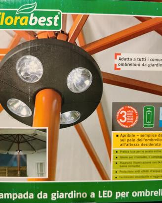 Lampada led per ombrellone