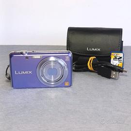 PANASONIC LUMIX DMC-FS45 VIOLA 16MP + COMPLETA