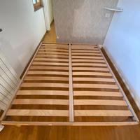 Struttura letto e doghe in legno