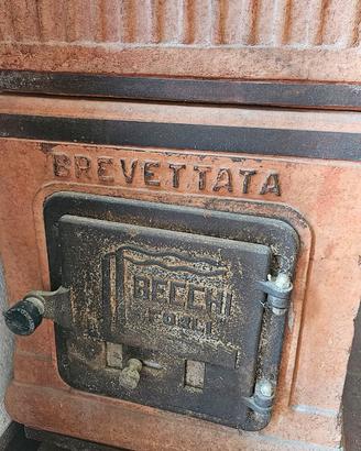 Rara Stufa Antica in Terracotta BECCHI FORLÌ