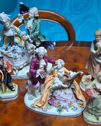 Statuine e servizi Vintage