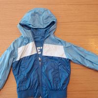 Giubbetto antivento double face bimbo 3 anni 