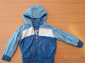 Giubbetto antivento double face bimbo 3 anni 