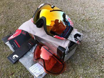 Maschera Carrera 2 lenti Cliff Evo sci snowboard