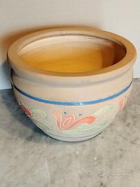 Portavaso, cachepot decorato