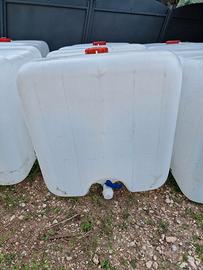 taniche da 1000 litri per acqua piovana giardino.