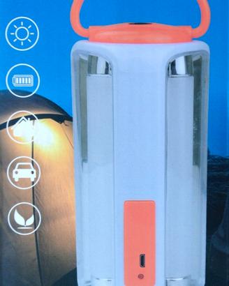 Lampada LED Ricaricabile Emergenza Campeggio