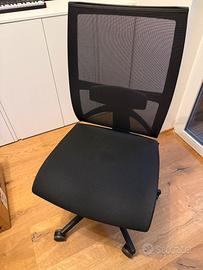 Sedia da ufficio Sitland nera