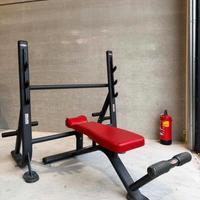 Panca piana Olimpionica con Rack Panatta