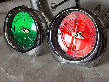 SVEGLIA VINTAGE DIAMOND SPACE AGE VERDE O ROSSA