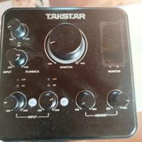 piccolo mixer musica  dj karaoke ( scheda audio)